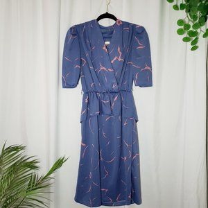 Vintage 70s/80s Style Midi Dress